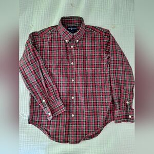 Ralph Lauren Plad Button Down Shirt. Size 7 Boys